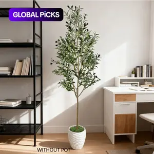 Artificial Olive Tree 110-200cm, Realistic Leaves & Trunk, Home Office Garden Wedding Store Decor, Indoor Faux Plant, Artificial Trees Outdoor, Decorative Fake Tree, Fake Plant #GLOBAL PICKS