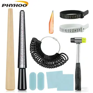 Ring Sizer Tool Kit - Complete Ring Measuring & Adjustment Set for Jewelry Making & Resizing