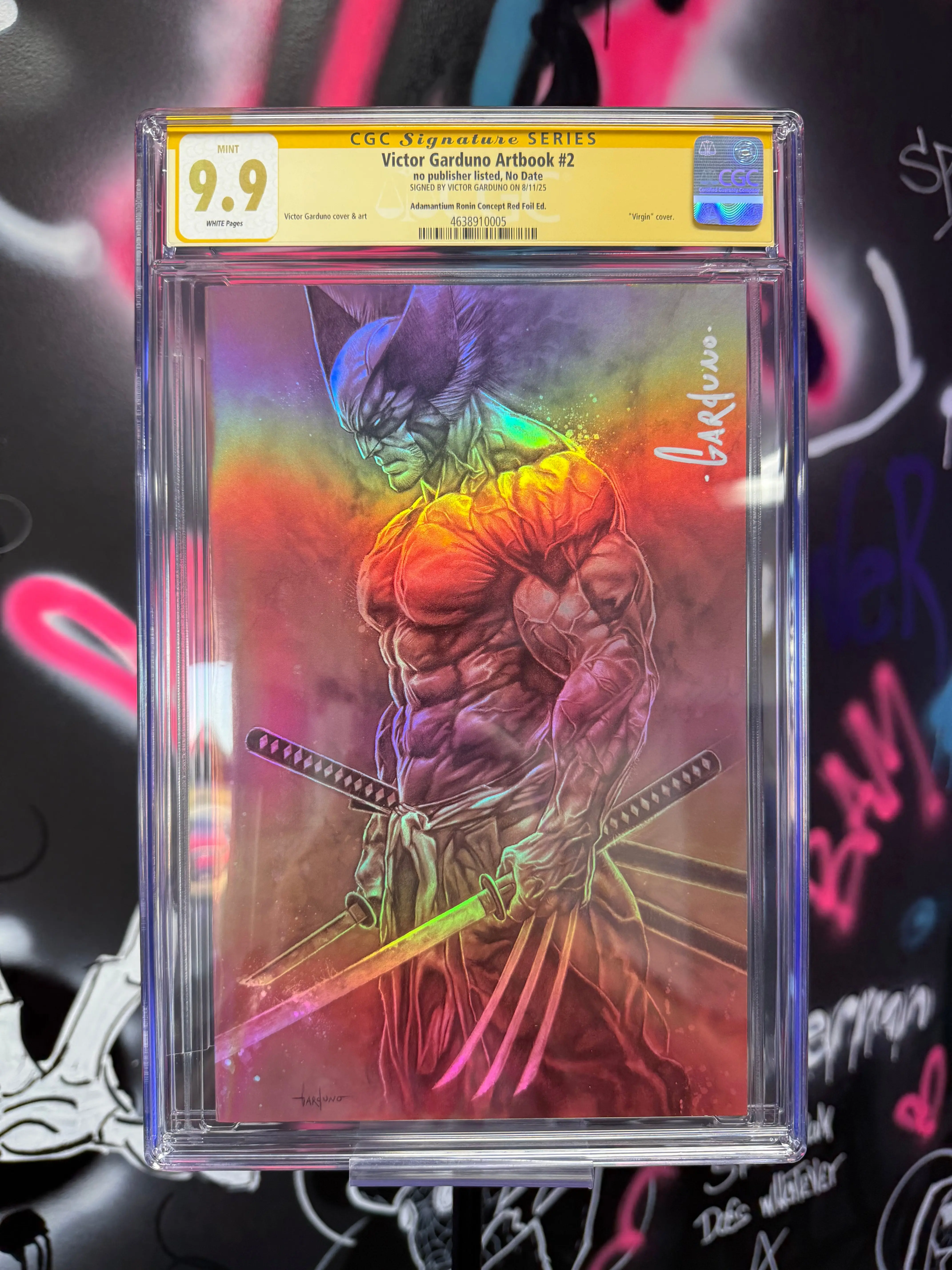 Adamantium Ronin #1 Garduno Blood Foil CGC 9.9 Signature Series