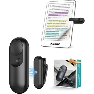 SQ-RDC007 [#1 Magnetic Tech] Remote Control Page Turner for Kindle Paperwhite with Wrist Strap, 2-in-1 Kindle Accessories for iPhone, iPad, Camera Video Record & Shutter Selfie,Ideal Valentine’s Gift