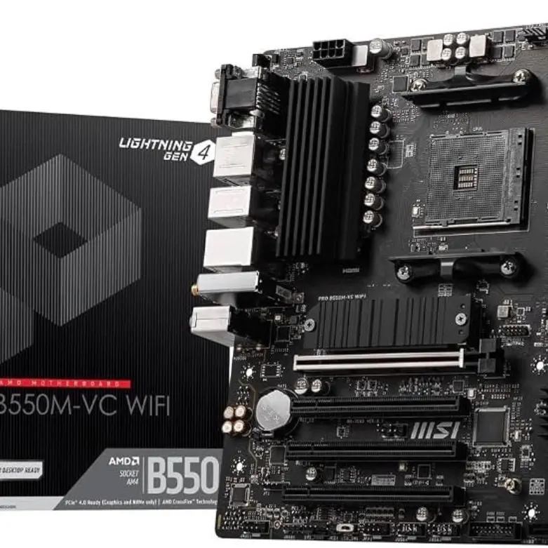 MSI PRO B550M-VC WIFI – OPEN BOX, FULL KIT – SAVE $30 vs RETAIL!