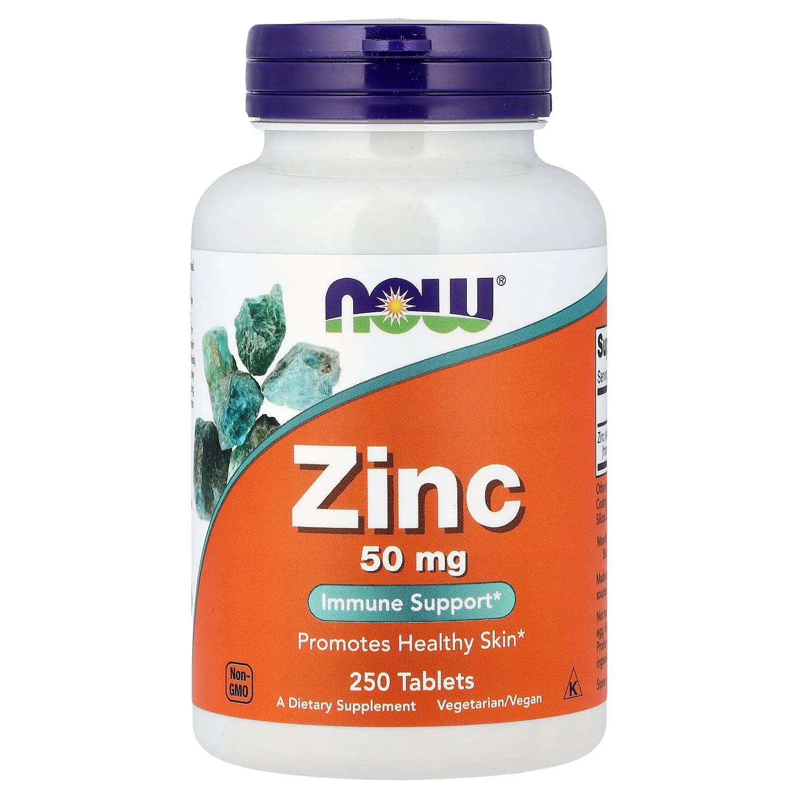 NOW Foods Zinc, 50 mg, 250 Tablets