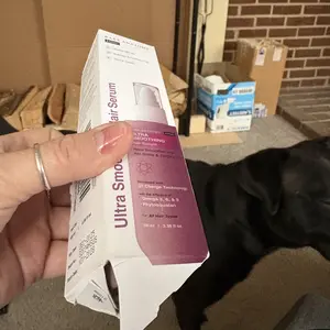 Product Review of Ultra Smoothing Hair Serum – Reduce Frizz & Deep Hydration | Niacinamide + Carbohydrate Complex for Silky, Smooth Hair | Vegan, SLS & Paraben-Free from m**_