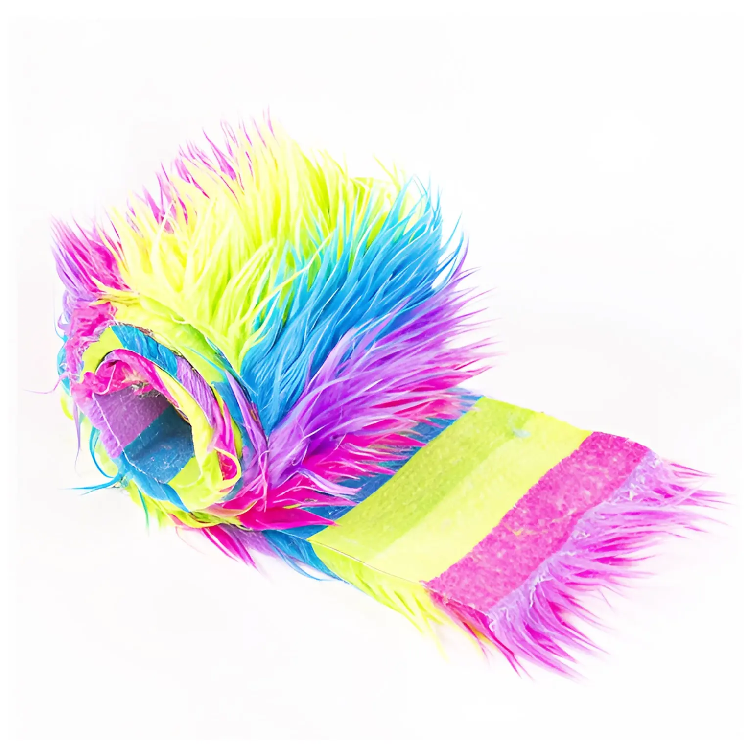 Faux Fur Fabric Strips 2x60 Inch Fluffy Fuzzy Material for DIY Crafts and Costumes