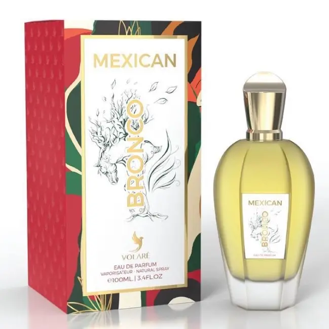 Mexican Bronco Eau de Parfum Spray for Women by Volare, 3.4 Ounce Niche Naxos Fragrance Aromatic Floral Long Lasting Parfume