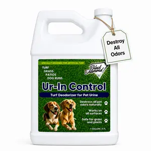 Urine Control Turf Deodorizer for Pet Urine - Bio-Enzymatic Odor Neutralizer for Artificial Grass, Turf, and Outdoor Surfaces - Eco-Friendly, Pet-Safe, Long-Lasting Scent (128oz Gallon) ASIN: B0DQ9RJZLK