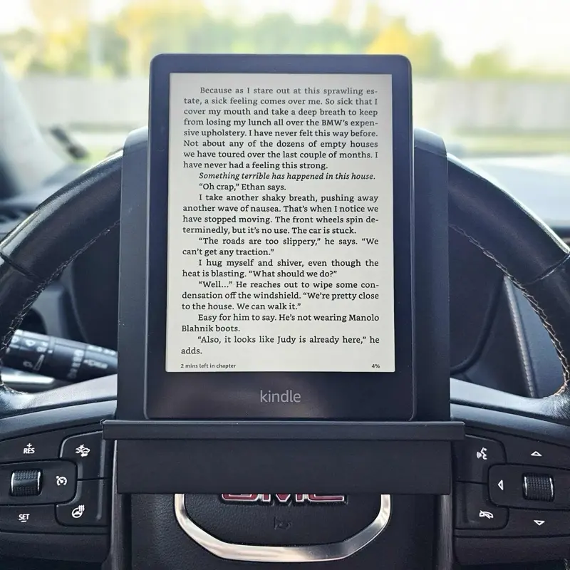 Kindle Steering Wheel Holder, IPad Holder, Phone Holder