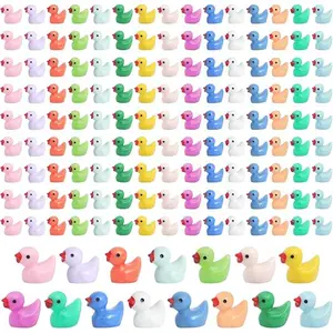 150 Pcs Mini Resin Ducks 15 Colors Tiny Duck