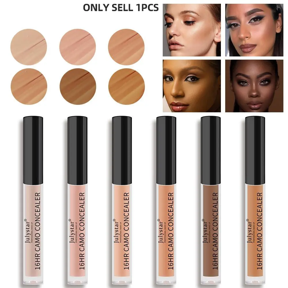 Matte Liquid Concealer Makeup for Acne Scars and Dark Circles, Long-Lasting, All Day Coverage and Waterproof, Full Coverage Oil-Control Facial Coverage