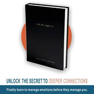 Let the light in Journal | Daily Undated Journal for Self-Awareness, Forgiveness & Personal Growth | Emotional Healing & Self-Love Hardcover Notebook | Shadow Work & Self-Improvement for Men & Women Notepad Gift for Friends and Family