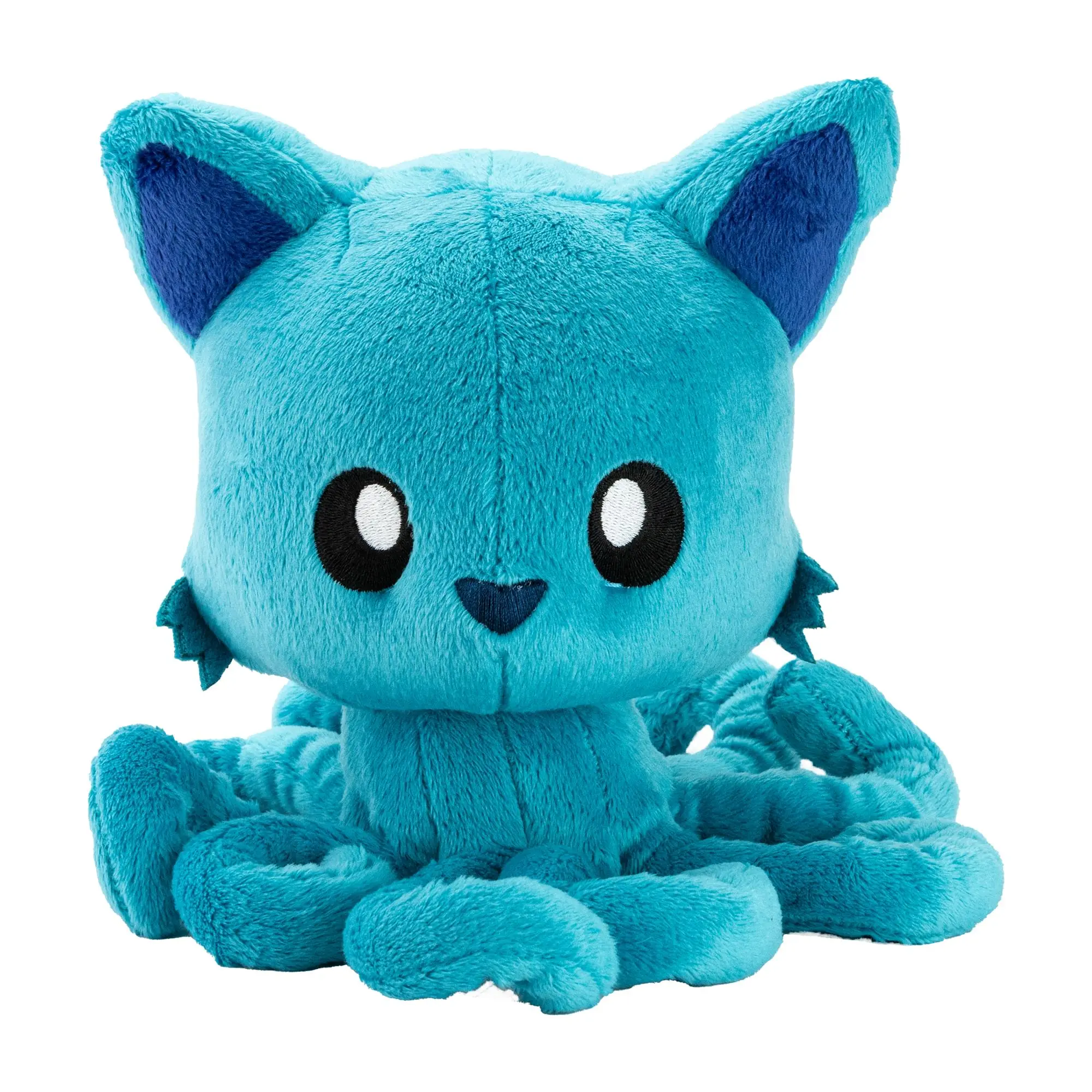 Tentacle Kitty 8-Inch Classic Edition Stuffed Toy - Paradise Blue, Stuffedanimals, Cartoon Animal Patterns, Durable Soft Fluffy, Soft Adorable Stuffed, Cute Collectibles, Pretend Play