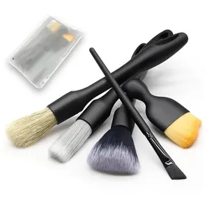 Car Detail Brush Set, Car Interior Cleaning Brush, Soft Car Interior Cleaning Tool, Universal Cleaning Brush for Car Furniture Digital Equipment Keyboard