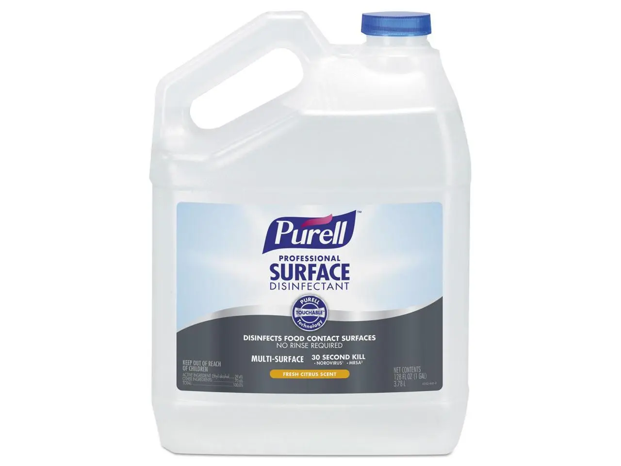 Professional Surface Disinfectant, Fresh Citrus, 1 gal Bottle 434204 Professional Surface Disinfectant, Fresh Citrus, 1 gal Bottle 434204