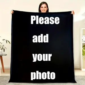 Custom Blankets Custom Photo Personalized Family Soft Blanket Ideal Gift for Holidays,Birthdays and Commemorative Events-Warm and Comfortable,Suitable for Family,Travel and Office All Year round Use
