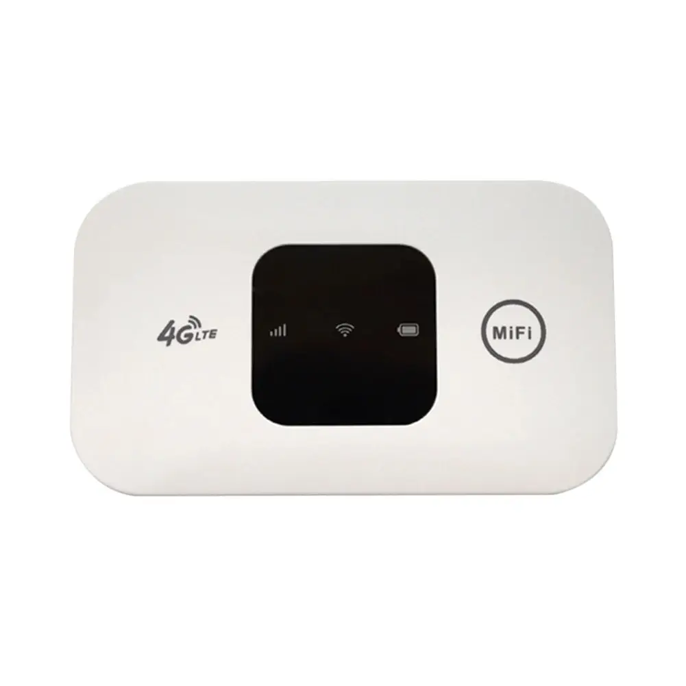 4G LTE Router Wireless WiFi Mobile Hotspot with SIM Card Slot, 2100mAh Portable Pocket WiFi 150Mbps for Home Office Outdoor Travel mini design