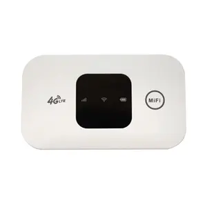 4G LTE Router Wireless WiFi Mobile Hotspot with SIM Card Slot, 2100mAh Portable Pocket WiFi 150Mbps for Home Office Outdoor Travel mini design