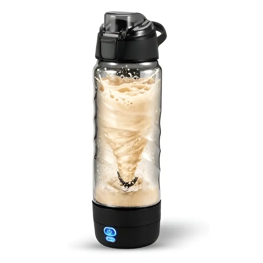 Electric Protein Shaker Bottle – No Clumps, Smooth Every Time |USB-C Rechargeable Vortex Mixer | Leakproof Double-Lock Lid| 24oz BPA-Free Tritan| Blender For Protein Shakes & Meal Replacement