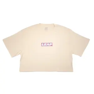 Crop Plaid Logo Tee / Womens