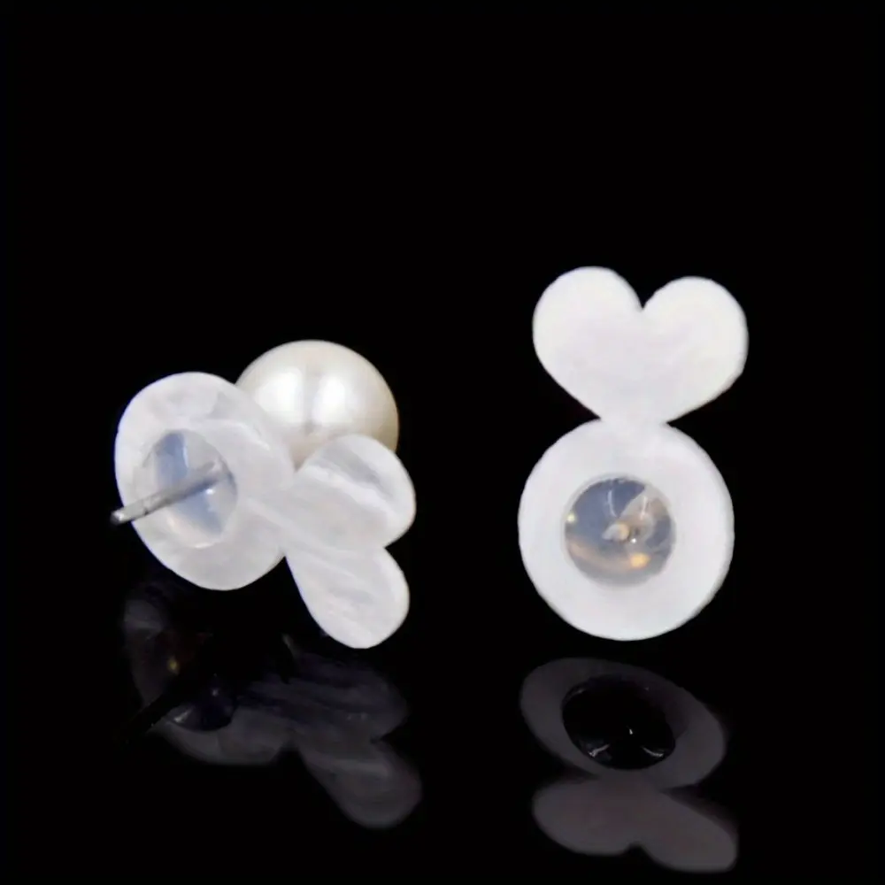 Silicone Earring Backs for Heavy Earrings, Invisible Support Pads for Droop-Free Ear Lobes, Secure Lifters for Studs & Danglers, Silicone Construction