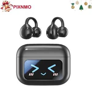 NewYear M100 Touchscreen Clip-Buds: Command Music/Calls/Selfies On-Screen! 93% Sound Leak Reduction + V5.4 Wireless. Waterproof &Wear All-Day- TikTok Creator Secret.93% Silent Sound, Noise-Cancelling Mic Film, Chat, Stream Vibration-Free!