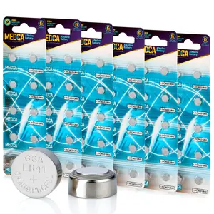 1.5V Alkaline Batteries - LR41, 192, 92A,LR736, and AG3 Battery - Button Coin Cell for Hearing Aids, Amplifiers, Clocks, Toys, Remotes, Calculators, Lasers, Long Lasting Power, Anti Corrosion