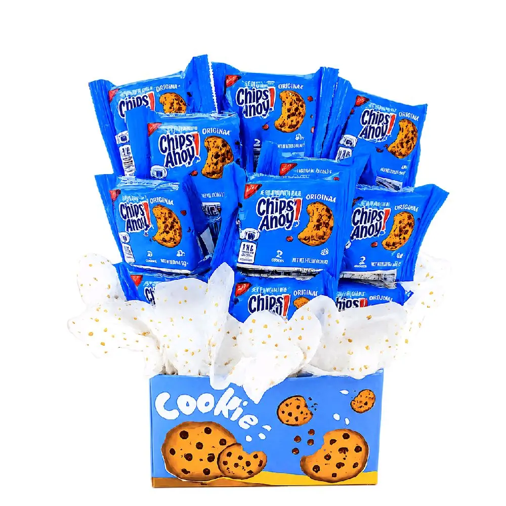 Chips Ahoy Cookie Bouquet -  Sweet Snack, Chocolate Chip Cookies,  Gift