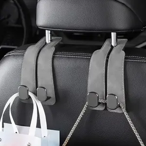 2pcs Car Seat Back Hook, Portable Storage Hanger Clasp Phone Holder, Auto Interior Accessories Decorations, Portable Hooks Car