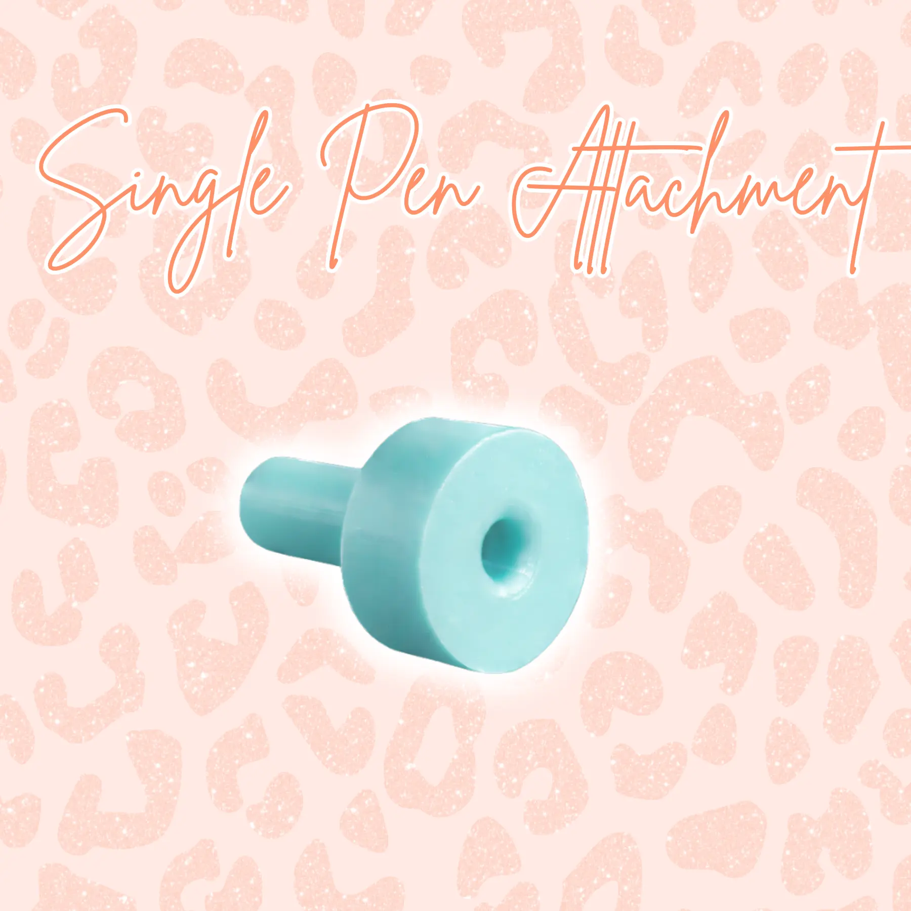 Single Pen Attachment | Ink Drop Swirl Tool | Epoxy Pen Spinner Adapter