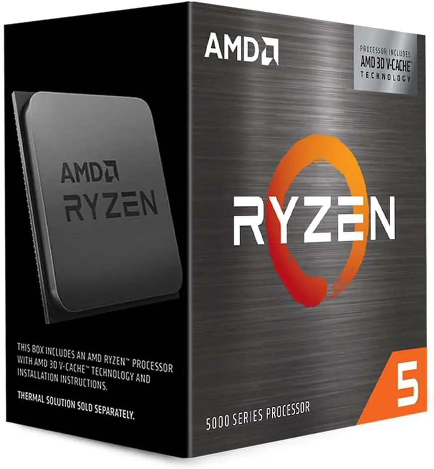 Micro Center AMD Ryzen 5 5600X3D Vermeer AM4 DDR4 6-Core Boxed Processor