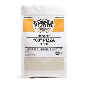 Farm2Flour Organic '00' Pizza Flour for Clean Pizza Dough - Grain & Pasta