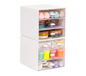 Mind Reader Stackable Craft Supply Organizer, 6 Drawer
