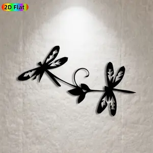 1pc Dragonfly Metal Wall Art, Delicate Dragonfly Statue Mural, Ideal Gift for Easter, New Year, Nature Decor Enthusiasts, Weather-Resistant Metal Wall Decor Wall Sculptures, Perfect for Garden Wall & Patio Fence, Charming Outdoor Nature Accent