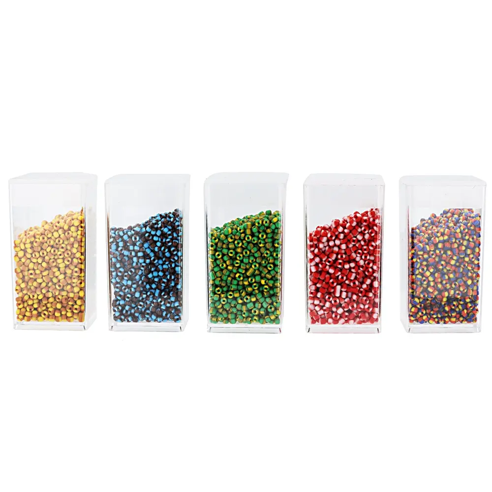 JTV 11/0 Multi-Color Glass Seed Beads Set of 4,500 Beads