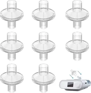 CPAP Filters for CPAP and BiPAP Machine - CPAP Inline Filters Compatible with ResMed, Dreamstation & Any Machine with 22mm and 25mm Cpap Tube Hose, CPAP Supplies Accessories, 8 Packs