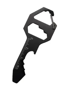 Multifunctional Bottle Opener Keychain Tool, Soda Can Opener, Compact Portable Design, Ideal for Outdoor Activities & Daily Use, Durable & Easy to Carry