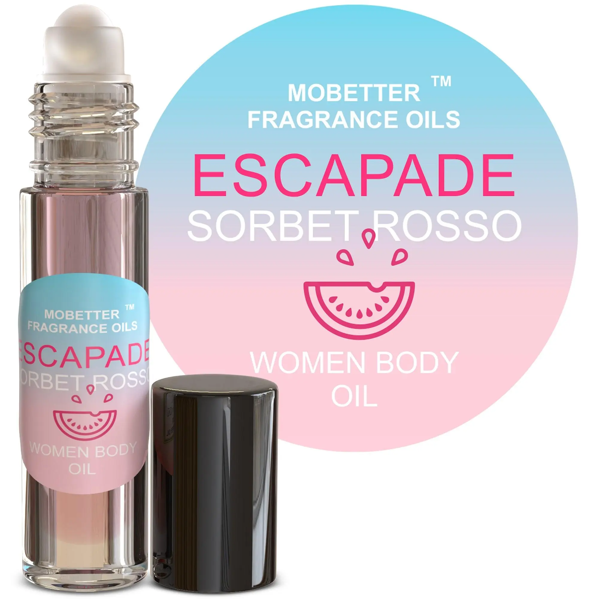MOBETTER FRAGRANCE OILS Escapade Sorbet Rosso Women perfume Body Oil 10ML