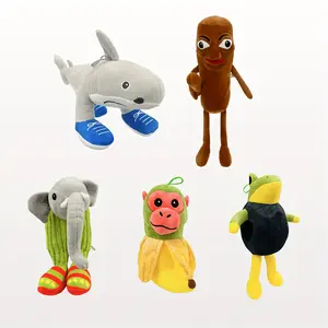 1pc SUPER CHILLED CREW Italian Brainrot Series Plush Doll - 5 Novel Designs, Soft Plush Toys with Expressive Faces & Vibrant Colors, Collectible Gift for Young Adults & Adults, Cute Plush Toy, Detailed Facial Features, Highquality Stuffed Animal