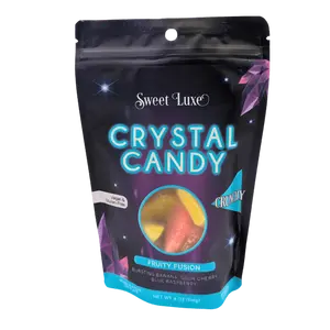 Sweet Luxe Crystal Candy (4 oz) | Crunch Shell + Jelly Center | Fruity Fusion | Acquired Taste | Gluten-Free Vegan