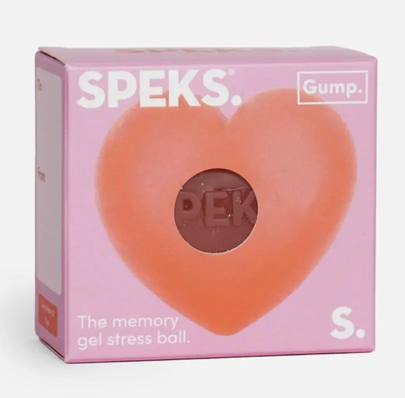 SPEKS Gump Heart Stress Ball – Memory Gel Sensory Toy anxiety relief