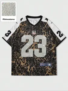 Men's Vintage Letter Skull Print Loose Crew Neck Short Sleeve T-Shirt, Summer Casual Daily Wear, Fashion Vacation Top, Menswear