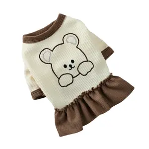 Hansen  Pet  Spring Summer New Pet Teddy Bichon Cat Poodle Dress Pomeranian Small Dog Schnauzer Dog Clothes