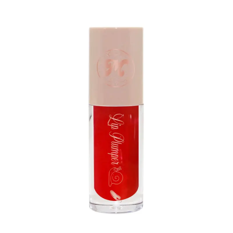 Lip Plumping Nourishing Lip Gloss -red clear color