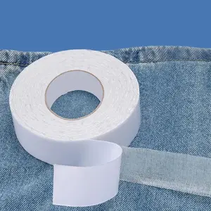 Double-Sided Self-Adhesive Hemming Tape - Strong Adhesion, No-Sew Fabric Tape for Tailors, Pants Shortening, Machine Friendly, Easy Adjustments