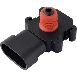 Manifold Absolute Pressure Sensor,Professional 3-Pin Intake Air Pressure Sensor Compatible with Cadillac Chevy GMC Buick,Automotive Replacement Map Sensors OEM # 16187556   213-4434