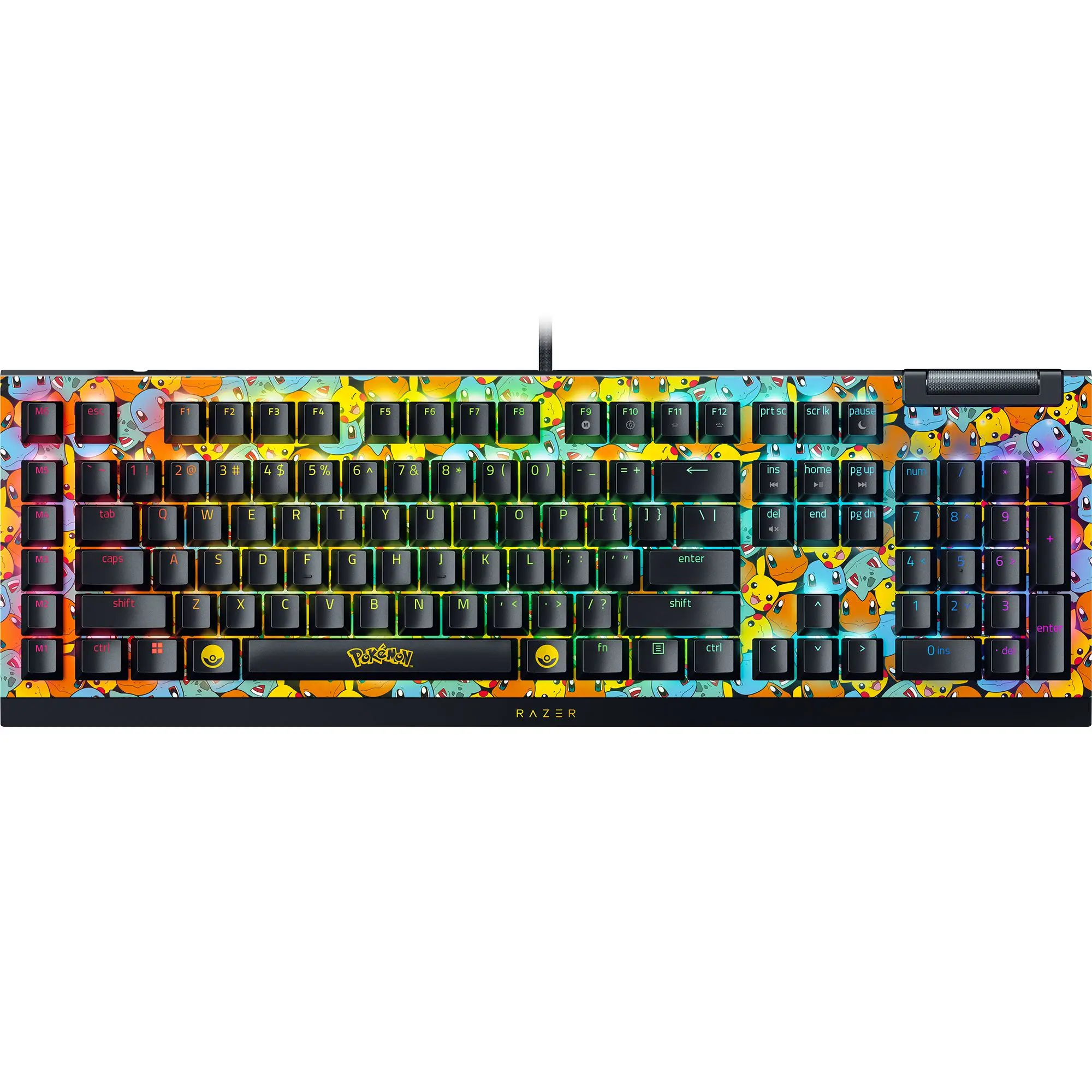 Razer BlackWidow V4 X Mechanical Gaming Keyboard (Green Switch) Pokémon Edition Razer BlackWidow V4 X Mechanical Gaming Keyboard (Green Switch) Pokémon Edition