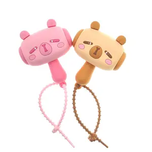 Cute Animal Expression Keychains-Sound Fidget Toys , Fun Portable Anxiety Relief Toys That Can Be Hung On Various Backpacks And Keys,Environmentally Friendly Silicone Material Is Non-Toxic And Harmless,Perfect Children's Day, Mother's Day, Christmas Gifts