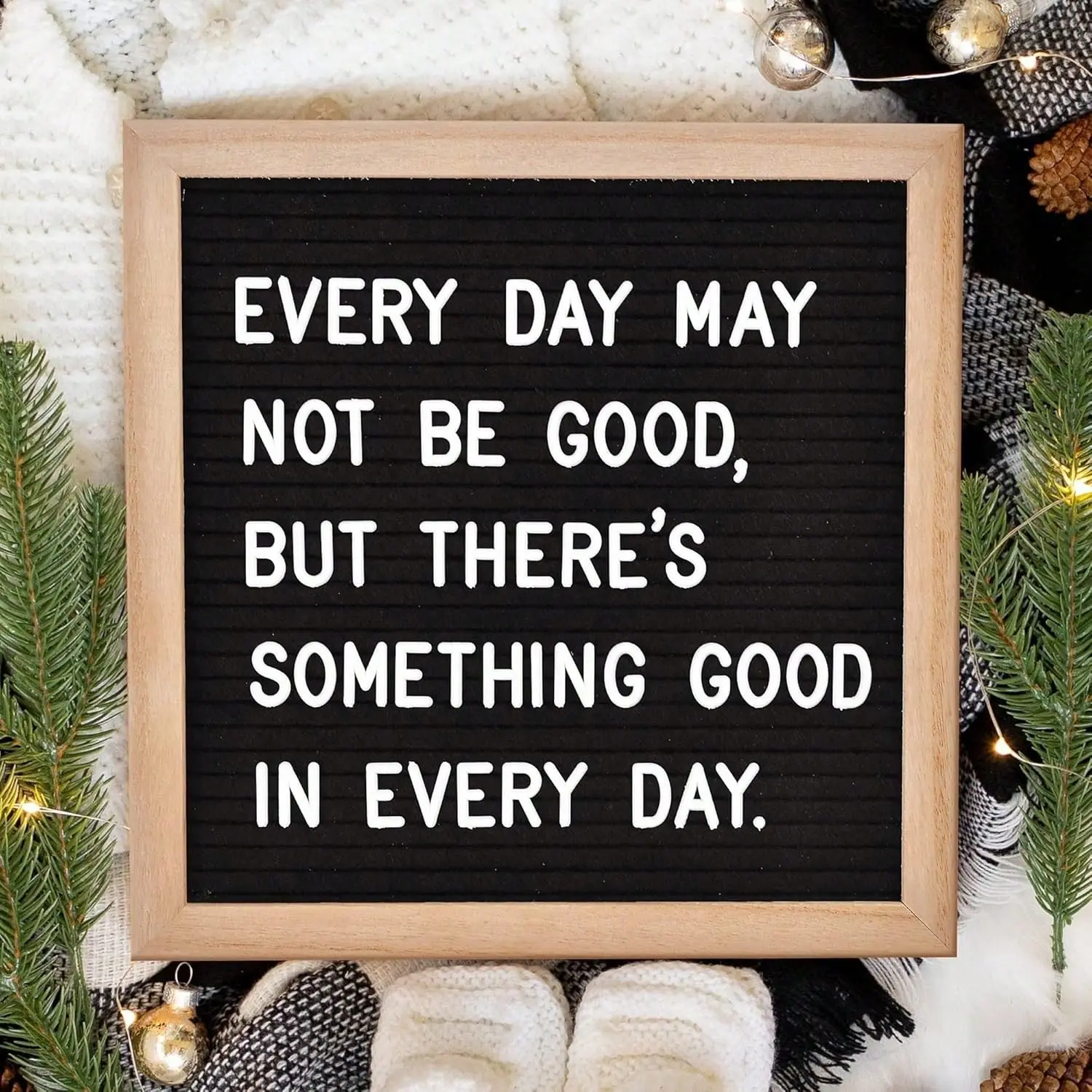 Felt Letter Board DIY Kit, 10x10 Inch Message Board, 340 Adjustable Letters, Numbers, Symbols, for Office, Wedding, Home Decor, Wooden Sign, Home Office Decoration