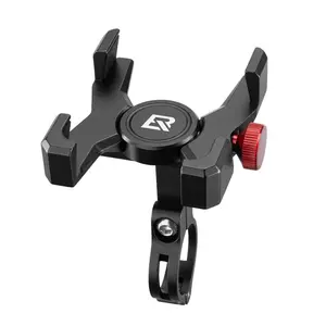 ROCKBROS Bike Phone Holder Aluminum Handlebar Mount for 4.7-7.1" Phones Durable Adjustable Mounting Solution