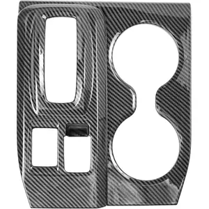 for Honda Pilot 2023 2024 2025 Accessories Interior Center Console Gear Shift Panel Cover Trim Carbon Fiber