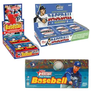 1199 BASEBALL Break  TOPPS HERITAGE HOBBY BOX BREAK (3) 2026 + 2025 + 2024